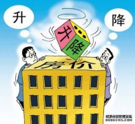 房价泡沫破灭，从每层50,000美元下跌至50,000美元