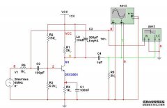 HF接收器的高频放大器在A（）级状态下工作。