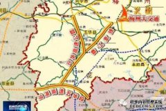 于展高速公路路线